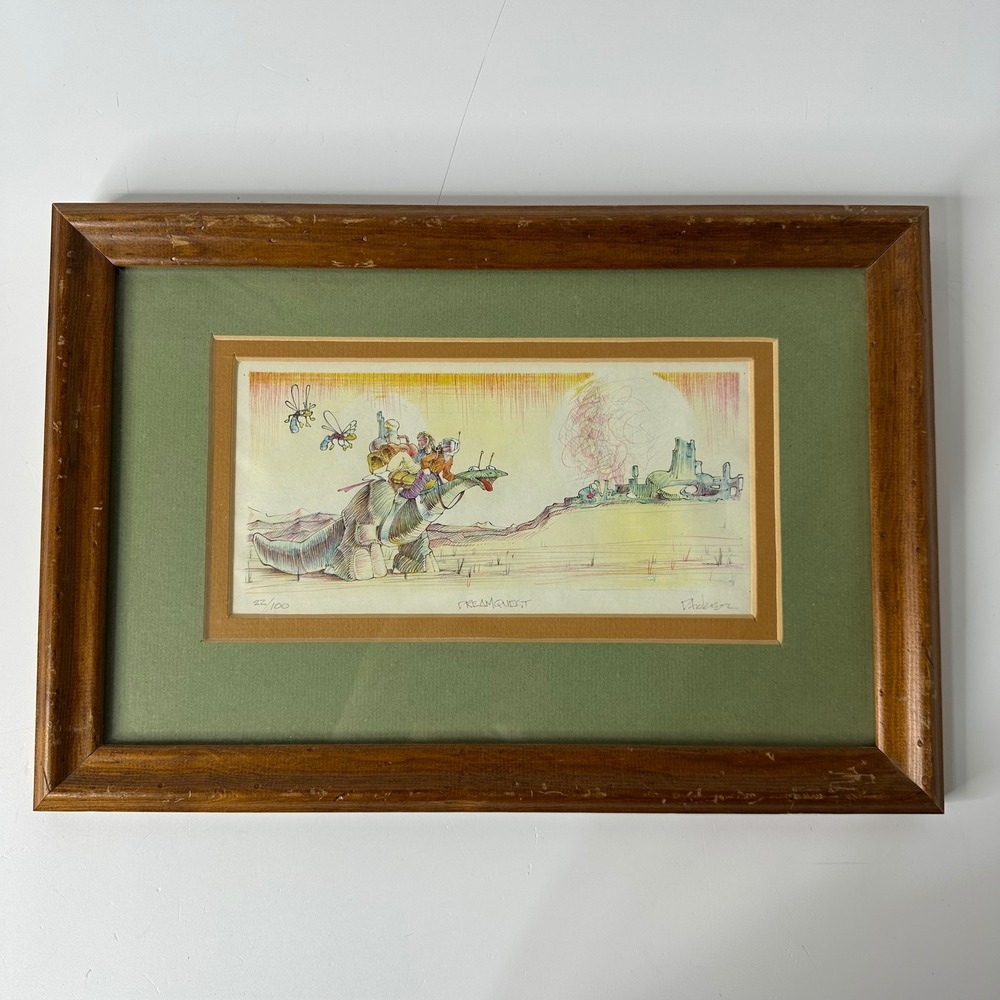 Darrel Anderson DreamQuest Limited Edition Art Print 22/100 Signed Framed Matted